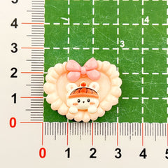 DIY Heart Animal Photo Frame Charms Accessories – Customizable Phone Case, Hairpin, Fridge Magnet & Keychain Set