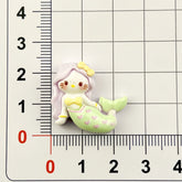 DIY Mermaid Kitten Charms Accessories – Customizable Phone Case, Hairpin, Fridge Magnet & Keychain Set