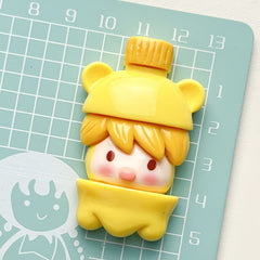 DIY Cartoon Multicolor Creative Water Bottle Charms Accessories – Customizable Phone Case, Hairpin, Fridge Magnet & Keychain Set