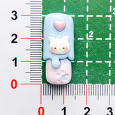 DIY Play Animal Chocolate Bar Charms Accessories – Customizable Phone Case, Hairpin, Fridge Magnet & Keychain Set