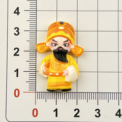 DIY Ancient Costume Characters Charms Accessories – Customizable Phone Case, Hairpin, Fridge Magnet & Keychain Set