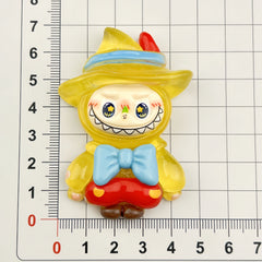 DIY Glow Funny Figurine Charms Accessories – Customizable Phone Case, Hairpin, Fridge Magnet & Keychain Set