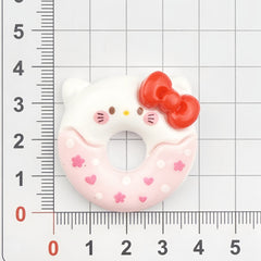 DIY Food Play Little Gull Donut Charms Accessories – Customizable Phone Case, Hairpin, Fridge Magnet & Keychain Set