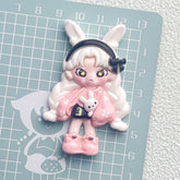 DIY Glossy5Girls Charms Accessories – Customizable Phone Case, Hairpin, Fridge Magnet & Keychain Set