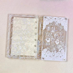 DIY Translucent White Pretty Guardian Acrylic Shaky Notebook - Customizable with Trendy & Anime IP Characters