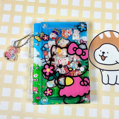 DIY Hello Kitty's Head Acrylic Shaky Notebook - Customizable with Trendy & Anime IP Characters