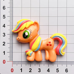 DIY Colorful Pony Charms Accessories – Customizable Phone Case, Hairpin, Fridge Magnet & Keychain Set