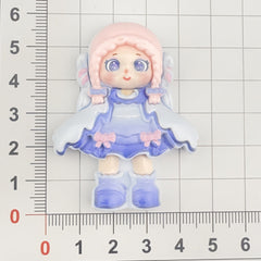 DIY Little Nami Girl Charms Accessories – Customizable Phone Case, Hairpin, Fridge Magnet & Keychain Set