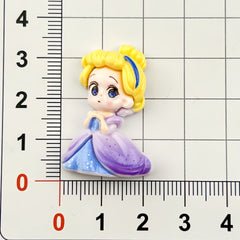 DIY Princess Mermaid Charms Accessories – Customizable Phone Case, Hairpin, Fridge Magnet & Keychain Set