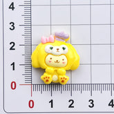 DIY Animal Sanrio Charms Accessories – Customizable Phone Case, Hairpin, Fridge Magnet & Keychain Set