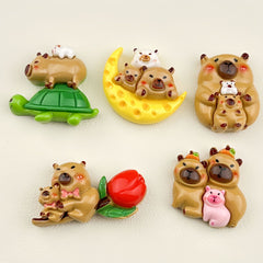 DIY Moon Charms Accessories – Customizable Phone Case, Hairpin, Fridge Magnet & Keychain Set