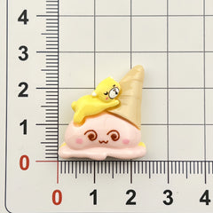 DIY Cartoon Bear Conch Charms Accessories – Customizable Phone Case, Hairpin, Fridge Magnet & Keychain Set