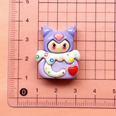 DIY Animal Cake Cup Charms Accessories – Customizable Phone Case, Hairpin, Fridge Magnet & Keychain Set