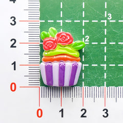 DIY Food Play Fruit Cake Charms Accessories – Customizable Phone Case, Hairpin, Fridge Magnet & Keychain Set