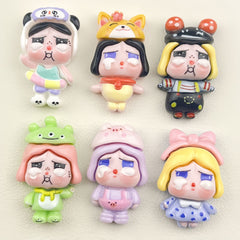 DIY Multi-Color Hat Ugly Baby  Charms Accessories – Customizable Phone Case, Hairpin, Fridge Magnet & Keychain Set