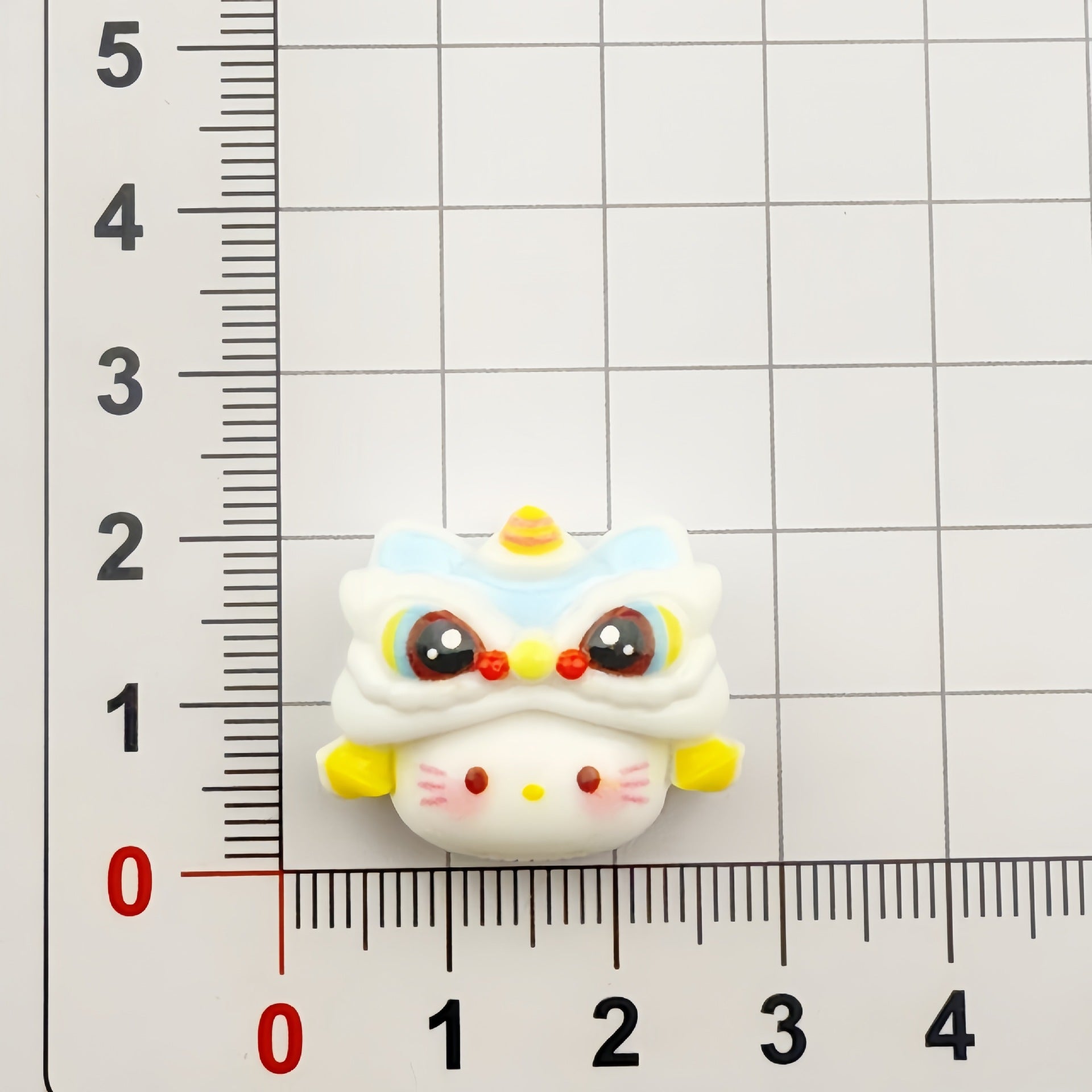 DIY multi-color lion dance kt Cat Charms Accessories – Customizable Phone Case, Hairpin, Fridge Magnet & Keychain Set