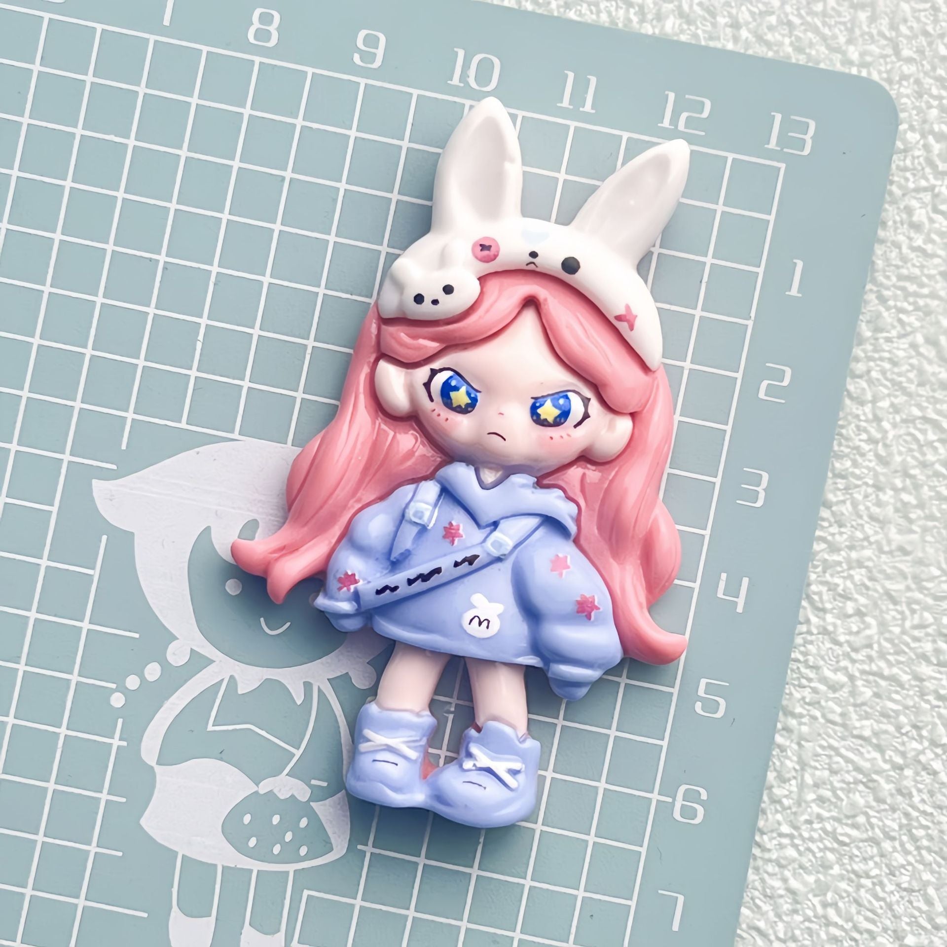 DIY Glossy5Girls Charms Accessories – Customizable Phone Case, Hairpin, Fridge Magnet & Keychain Set