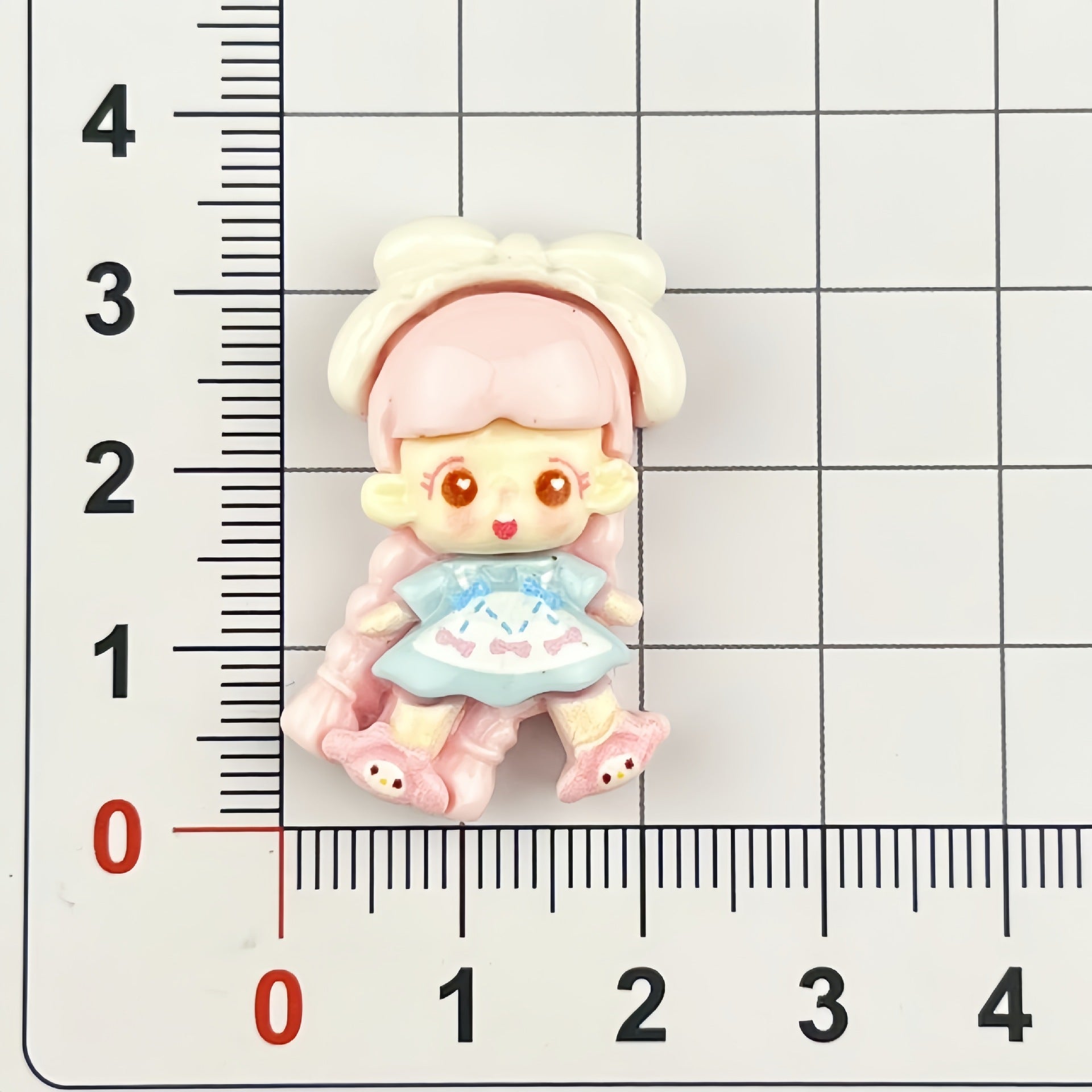 DIY Cartoon Crossdressing Girl Charms Accessories – Customizable Phone Case, Hairpin, Fridge Magnet & Keychain Set