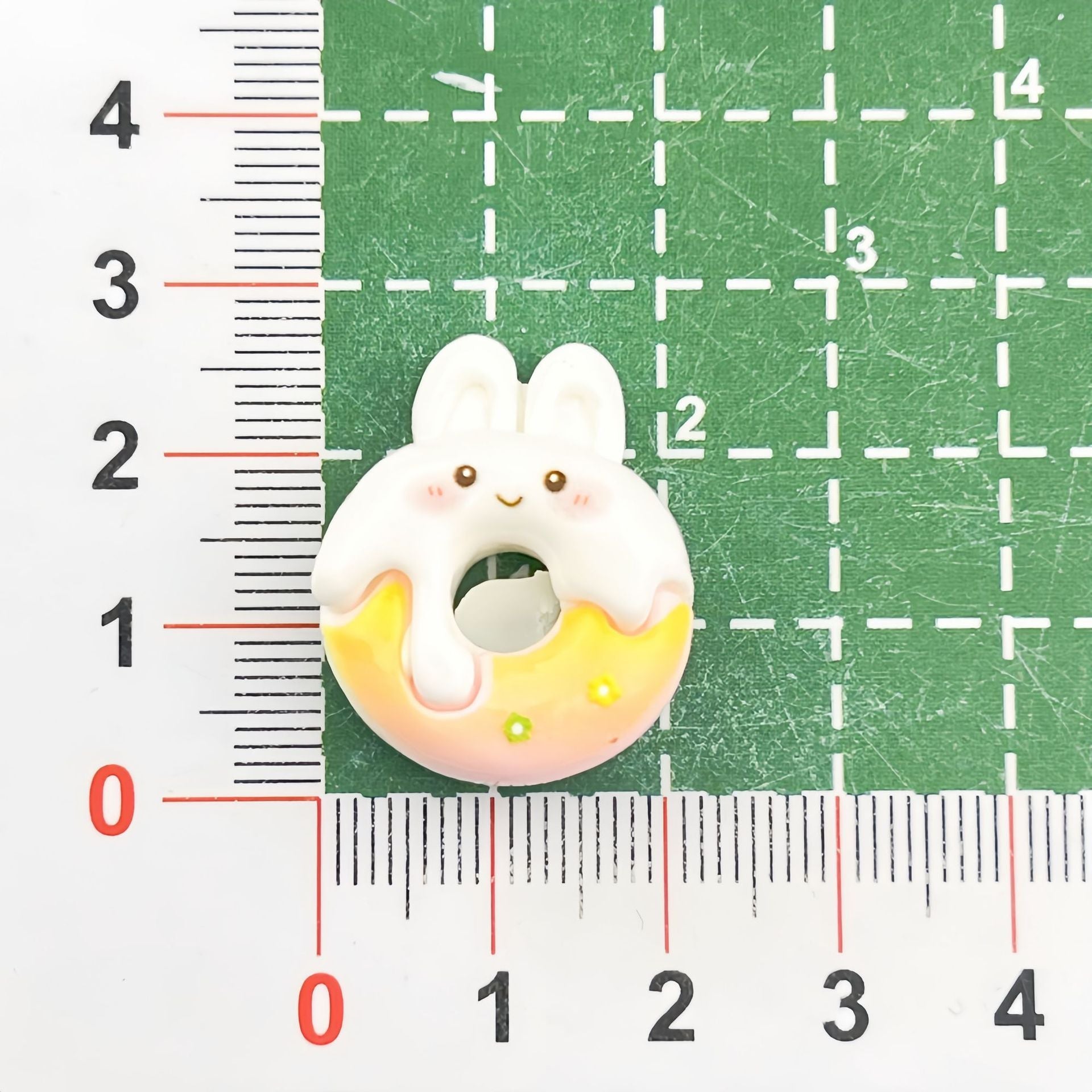 DIY  Play Bear Donuts Charms Accessories – Customizable Phone Case, Hairpin, Fridge Magnet & Keychain Set