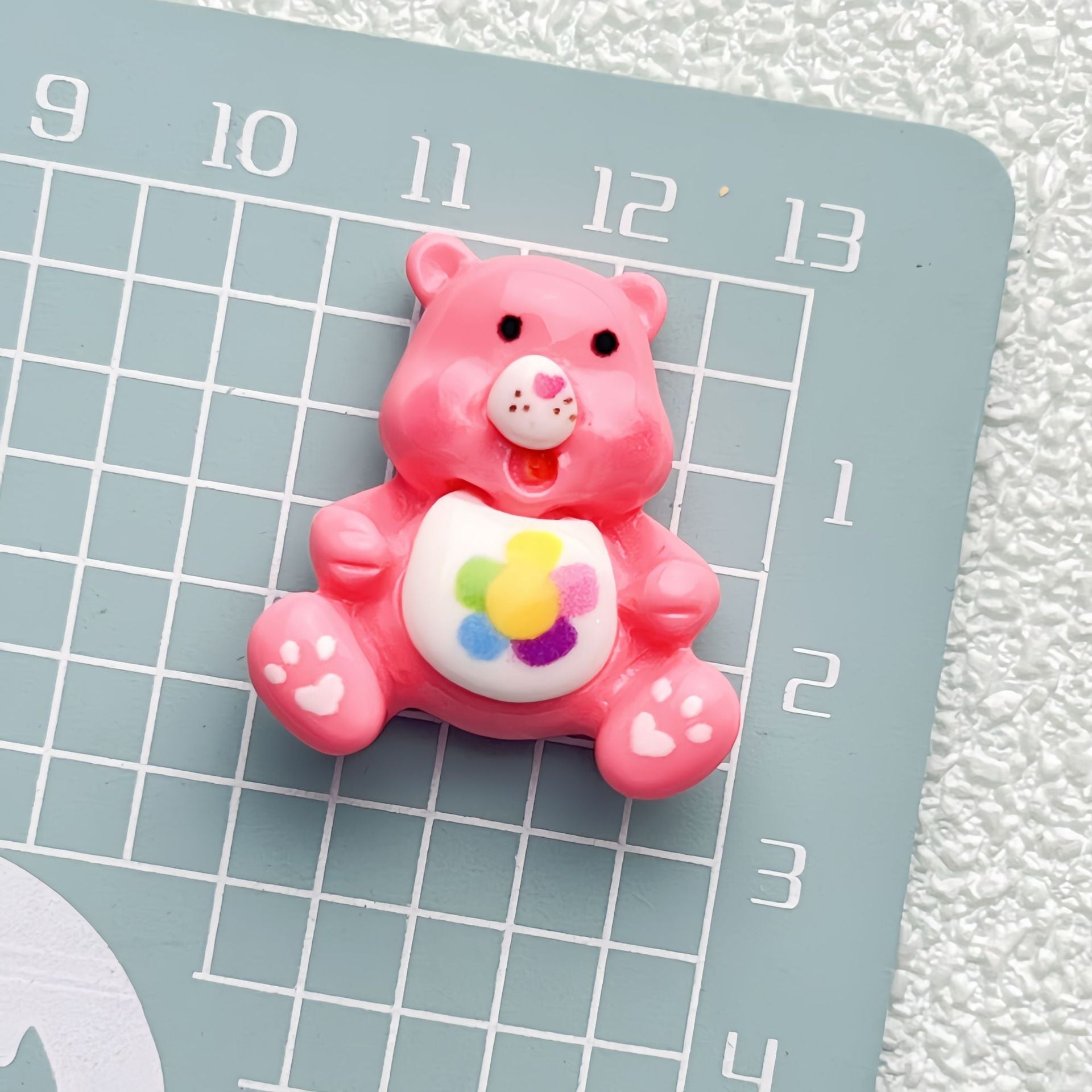 DIY Rainbow Bear Charms Accessories – Customizable Phone Case, Hairpin, Fridge Magnet & Keychain Se