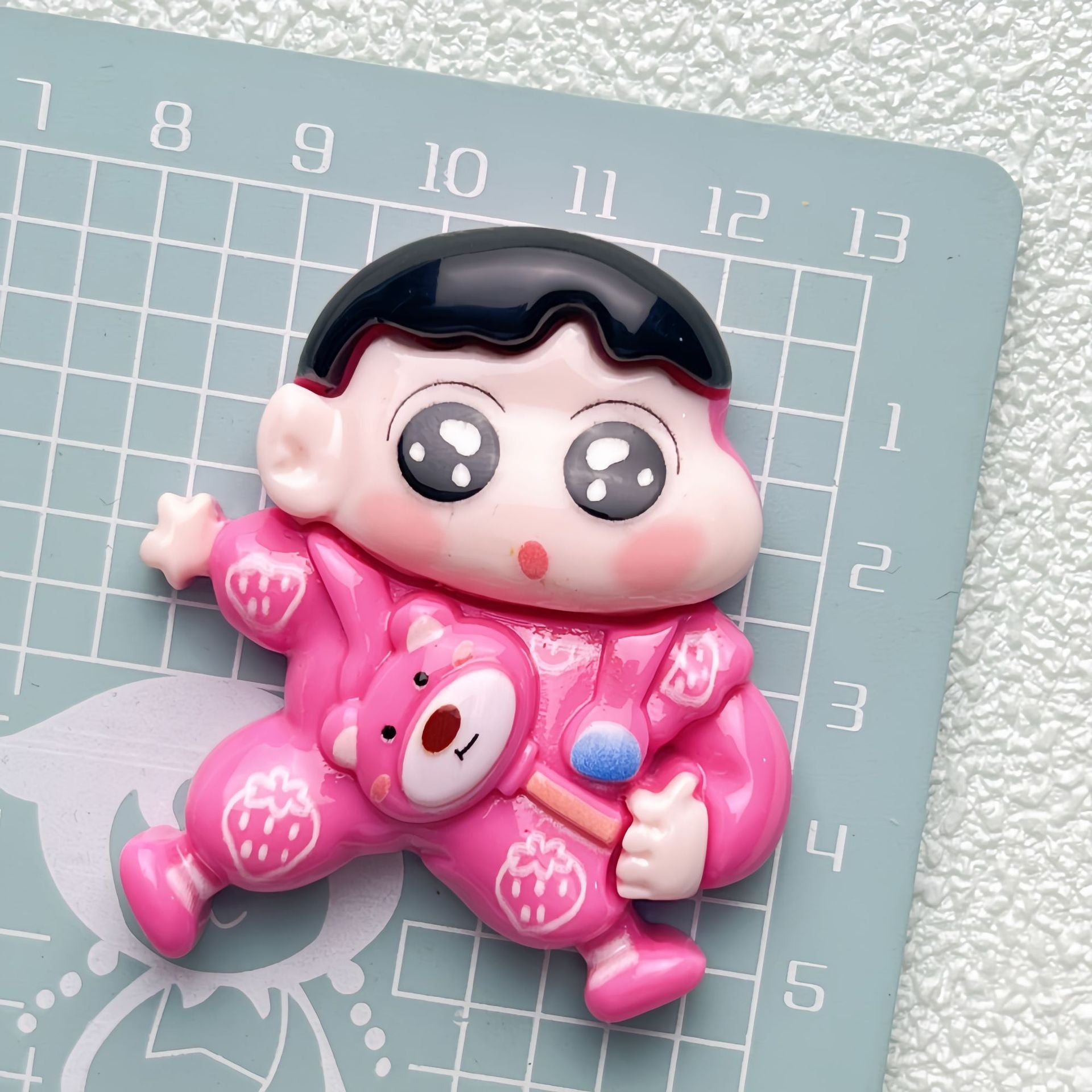 DIY Little New Charms Accessories – Customizable Phone Case, Hairpin, Fridge Magnet & Keychain Set