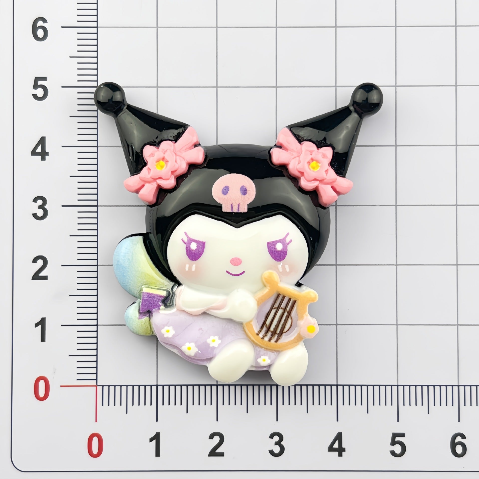 DIY Music Sanrio Charms Accessories – Customizable Phone Case, Hairpin, Fridge Magnet & Keychain Set