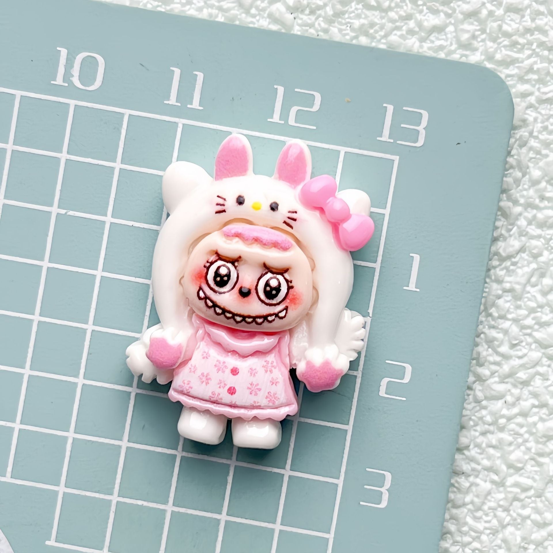 DIY Cartoon Funny Dress-Up Charms Accessories – Customizable Phone Case, Hairpin, Fridge Magnet & Keychain Set