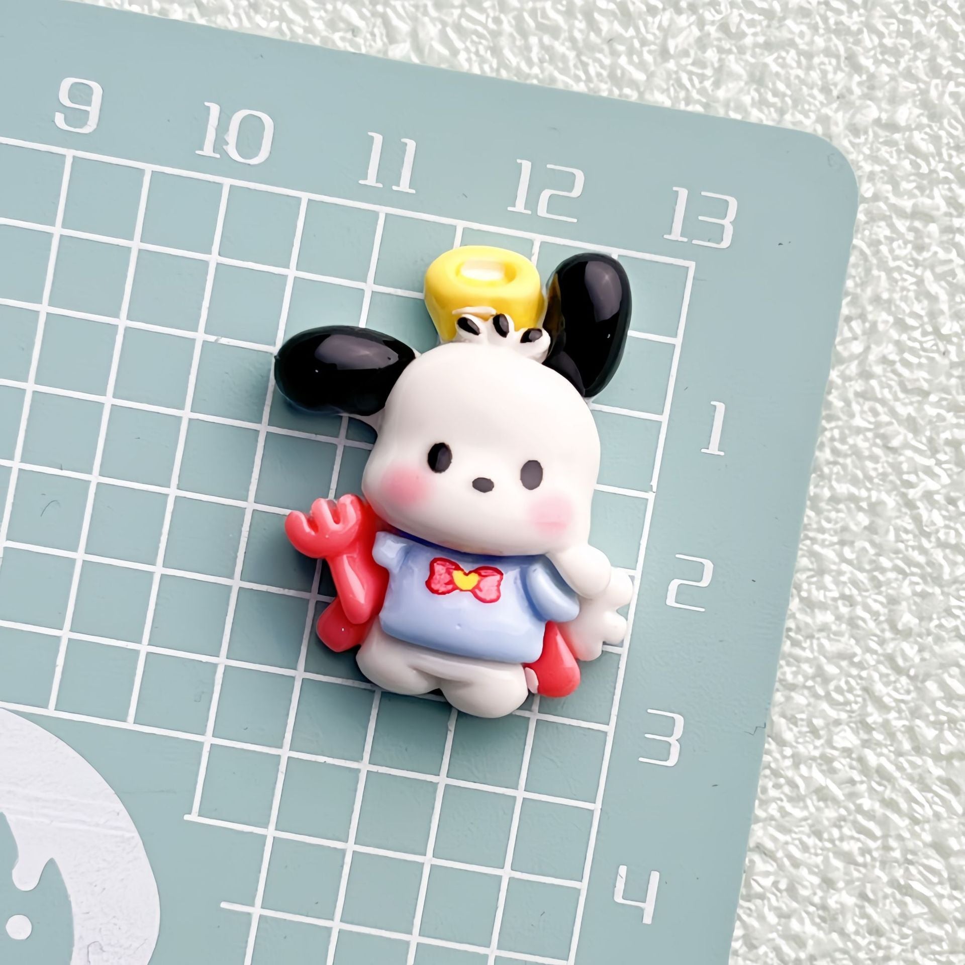 DIY  Little Ou  Charms Accessories – Customizable Phone Case, Hairpin, Fridge Magnet & Keychain Set