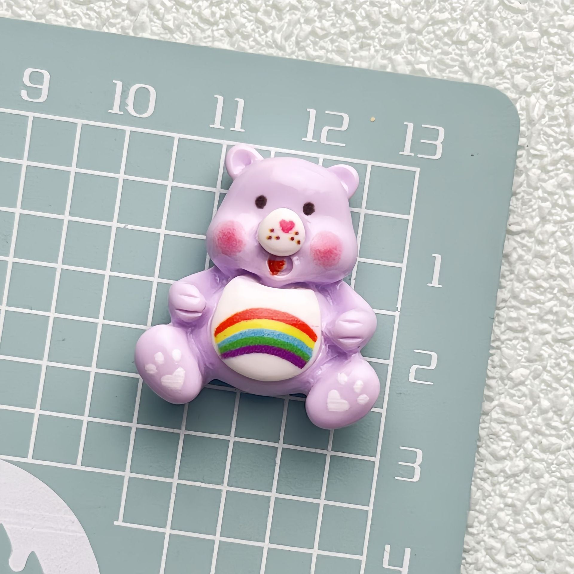 DIY Rainbow Bear Charms Accessories – Customizable Phone Case, Hairpin, Fridge Magnet & Keychain Se
