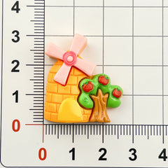 DIY Cartoon Pastoral Harvest Series Charms Accessories – Customizable Phone Case, Hairpin, Fridge Magnet & Keychain Set