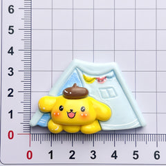 DIY Camping Sanrio Charms Accessories – Customizable Phone Case, Hairpin, Fridge Magnet & Keychain Set