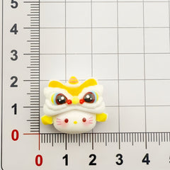 DIY multi-color lion dance kt Cat Charms Accessories – Customizable Phone Case, Hairpin, Fridge Magnet & Keychain Set