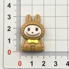 DIY Bow Tie Plush Toy Charms Accessories – Customizable Phone Case, Hairpin, Fridge Magnet & Keychain Set
