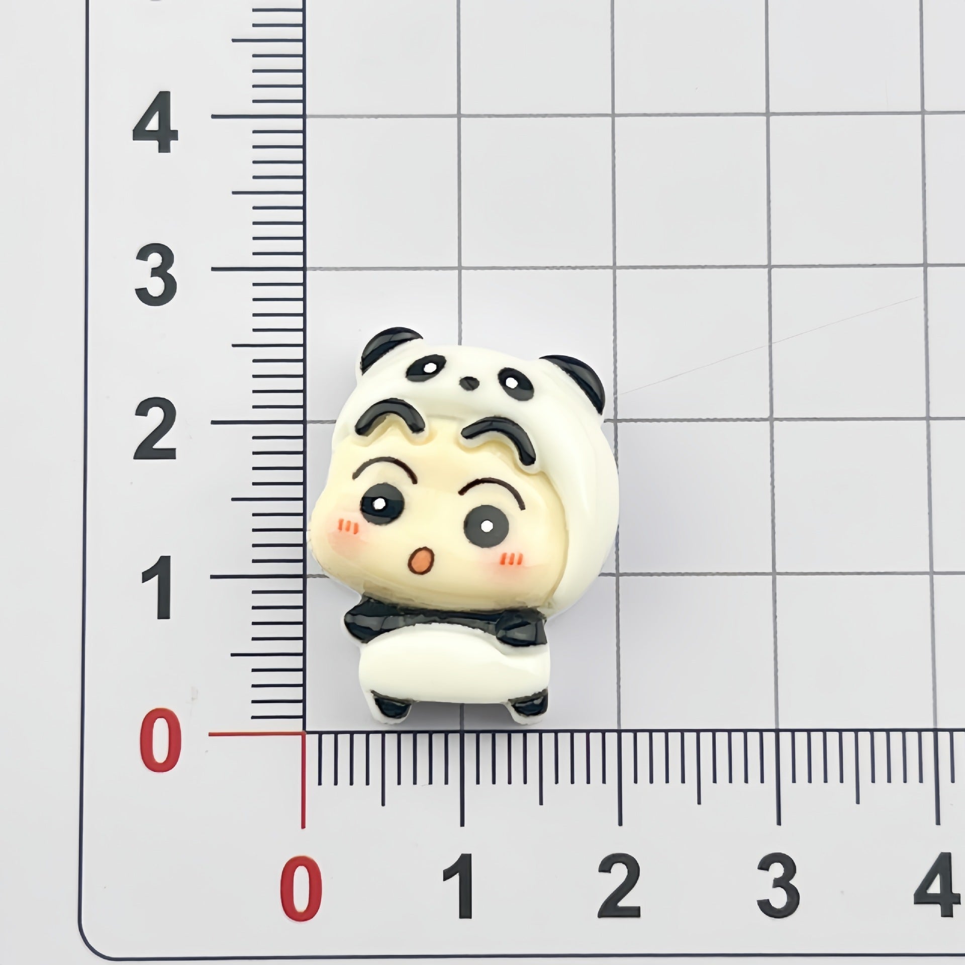 DIY Panda Shin-chan Costume  Charms Accessories – Customizable Phone Case, Hairpin, Fridge Magnet & Keychain Set