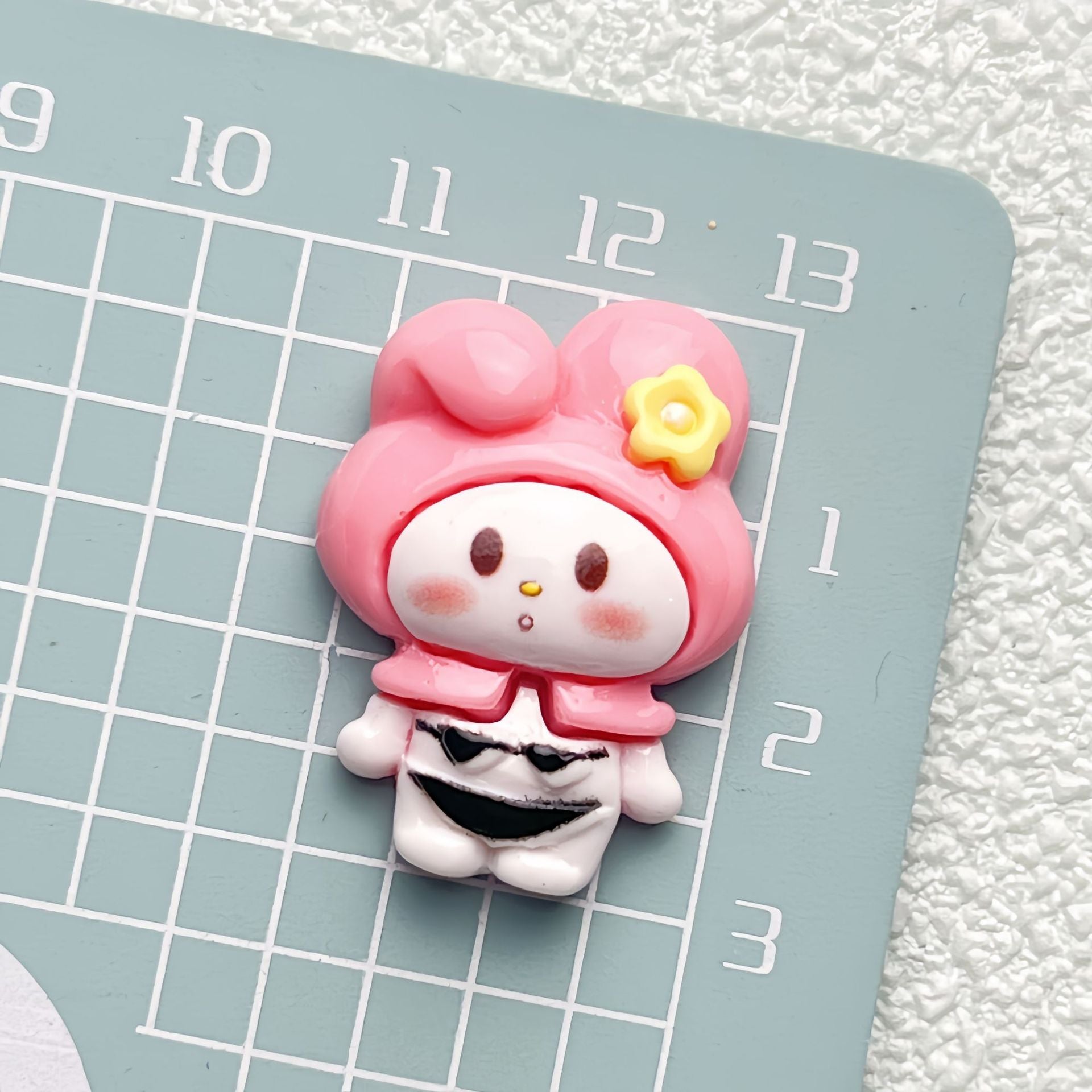 DIY Cute Summer Swimming Sanrio Charms Accessories – Customizable Phone Case, Hairpin, Fridge Magnet & Keychain Set