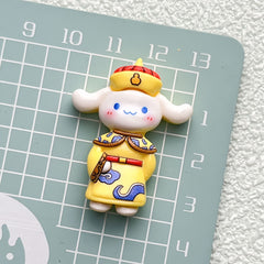 DIY Palace Sanrio Charms Accessories – Customizable Phone Case, Hairpin, Fridge Magnet & Keychain Set