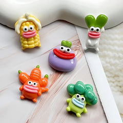 DIY  Vegetable Charms Accessories – Customizable Phone Case, Hairpin, Fridge Magnet & Keychain Set