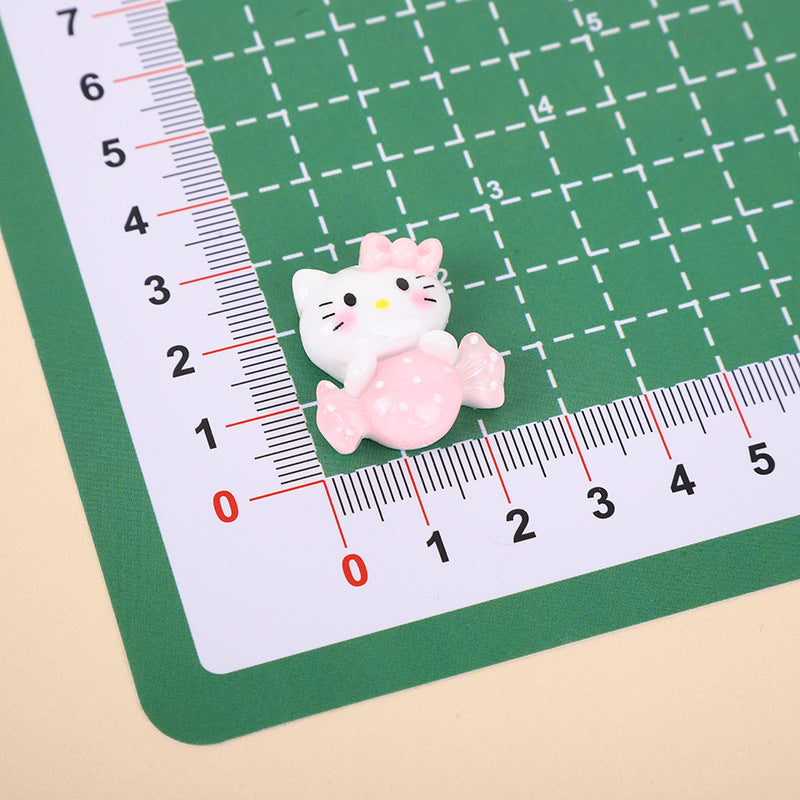 DIY Candy Animals Charms Accessories – Customizable Phone Case, Hairpin, Fridge Magnet & Keychain Set