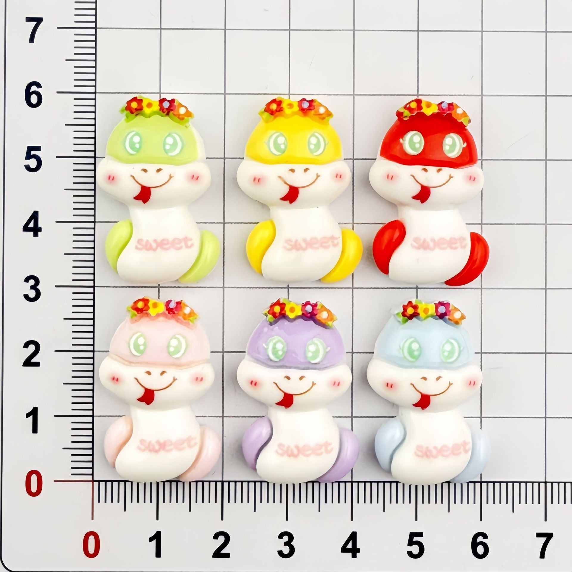 DIY Little Snake Charms Accessories – Customizable Phone Case, Hairpin, Fridge Magnet & Keychain Set