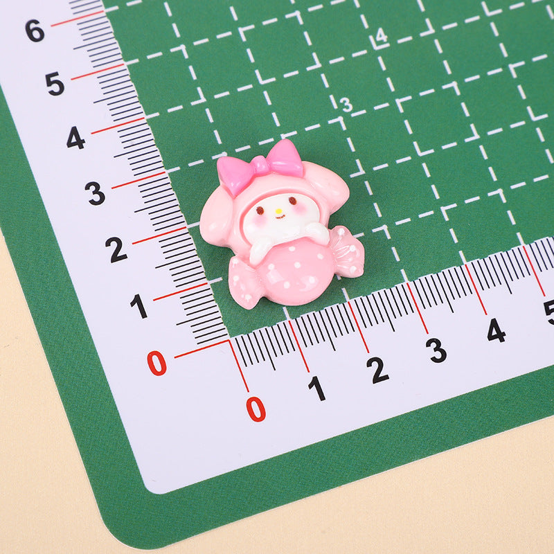 DIY Candy Animals Charms Accessories – Customizable Phone Case, Hairpin, Fridge Magnet & Keychain Set