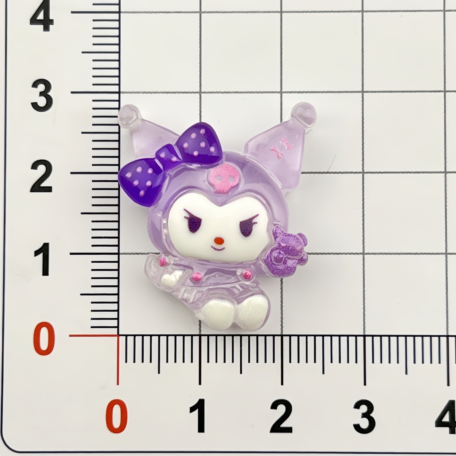 DIY  Purple Rice Charms Accessories – Customizable Phone Case, Hairpin, Fridge Magnet & Keychain Set