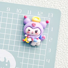 DIY  Little Ou  Charms Accessories – Customizable Phone Case, Hairpin, Fridge Magnet & Keychain Set
