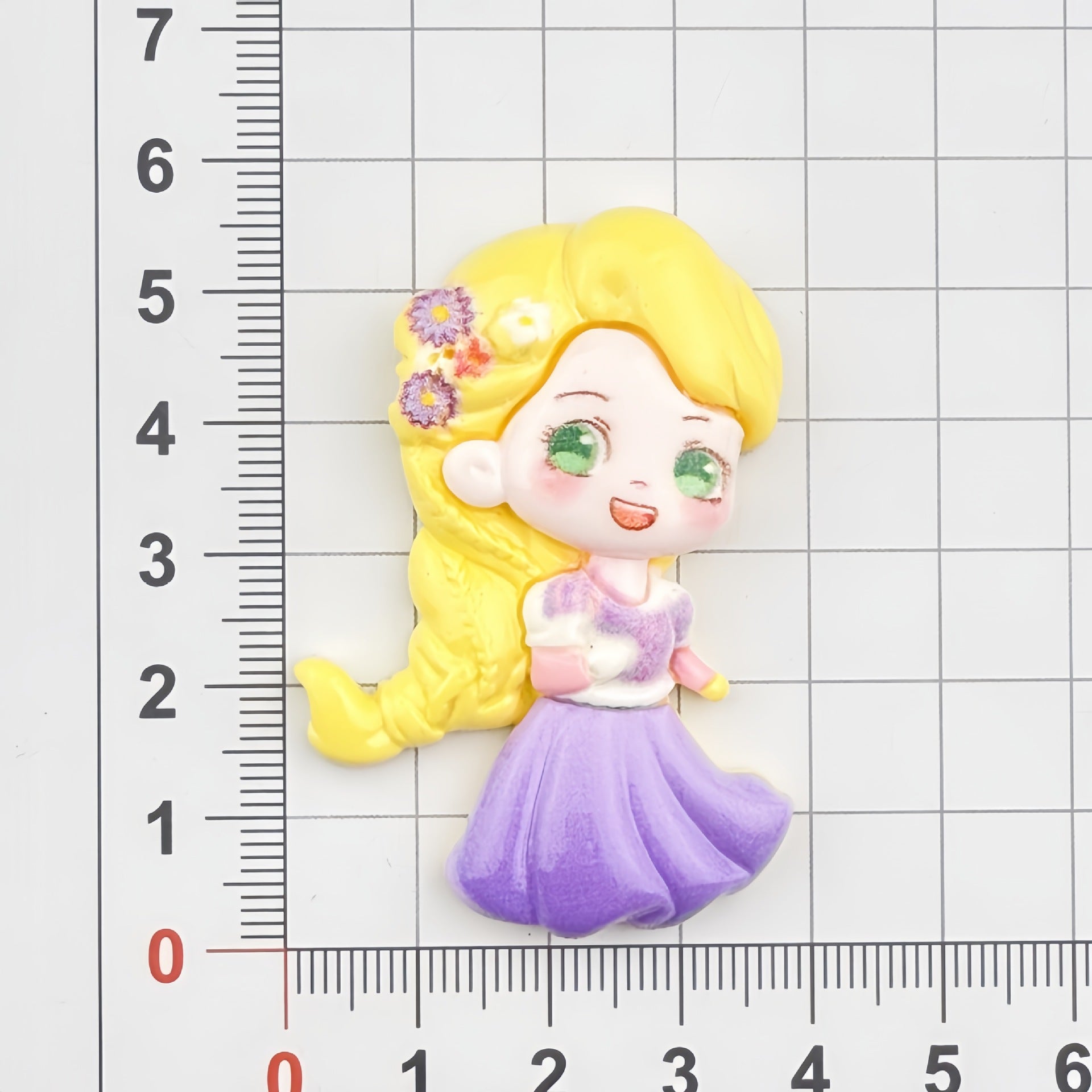 DIY  Princess  Cartoon Charms Accessories – Customizable Phone Case, Hairpin, Fridge Magnet & Keychain Set