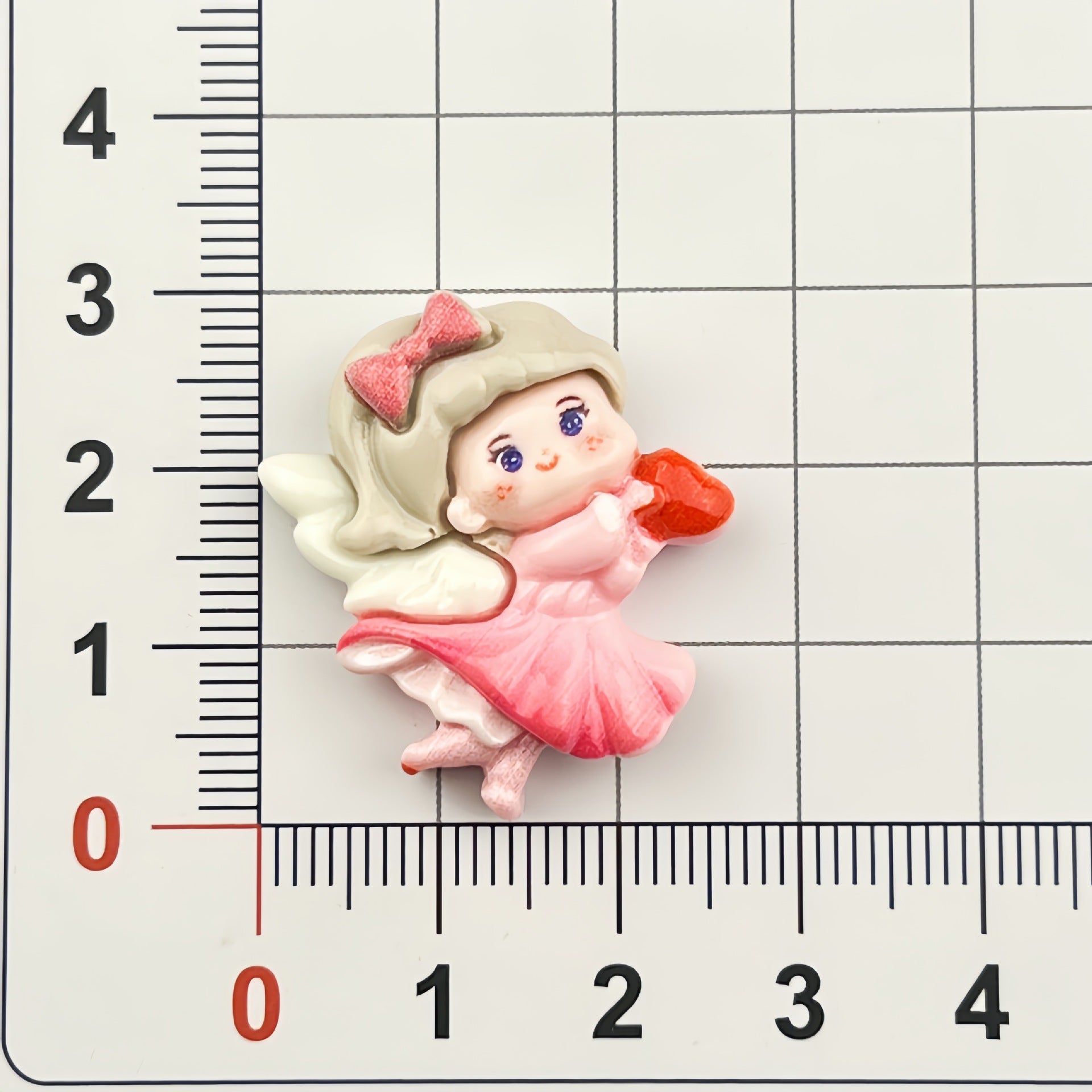 DIY Cartoon Cute Angel Girl Charms Accessories – Customizable Phone Case, Hairpin, Fridge Magnet & Keychain Set