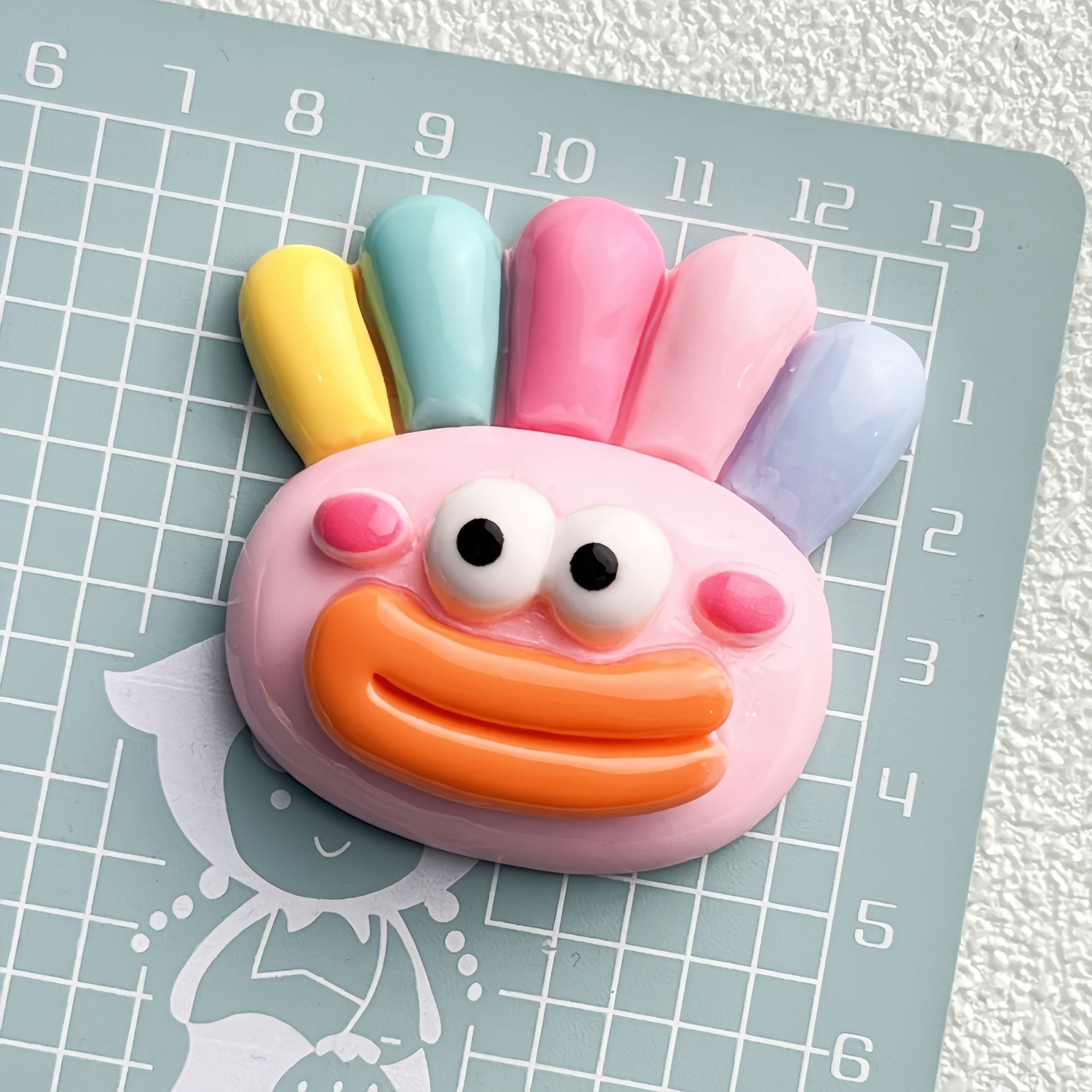 DIY  Funny Sausage Mouth Charms Accessories – Customizable Phone Case, Hairpin, Fridge Magnet & Keychain Set