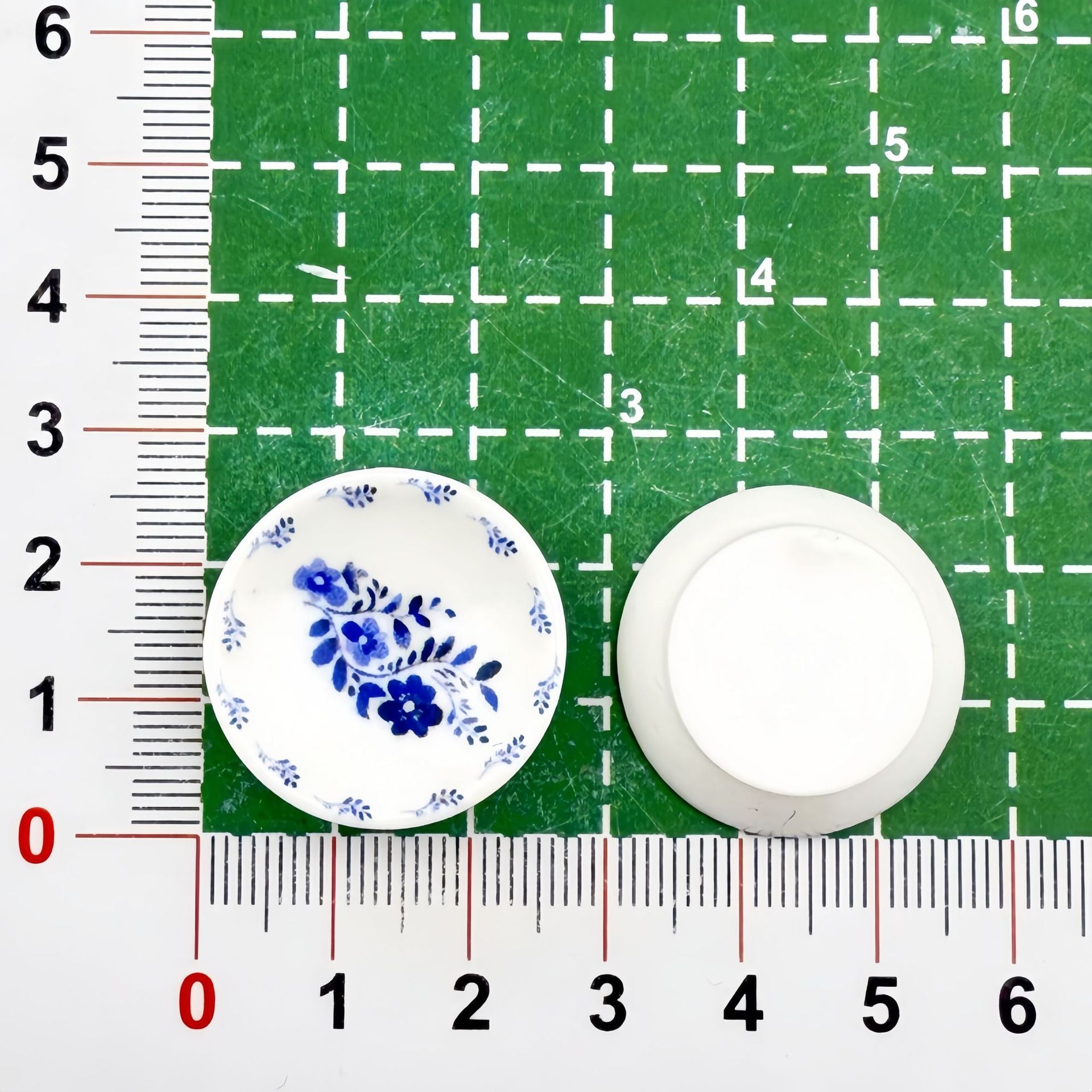 DIY Blue and White Porcelain Plate Charms Accessories – Customizable Phone Case, Hairpin, Fridge Magnet & Keychain Set