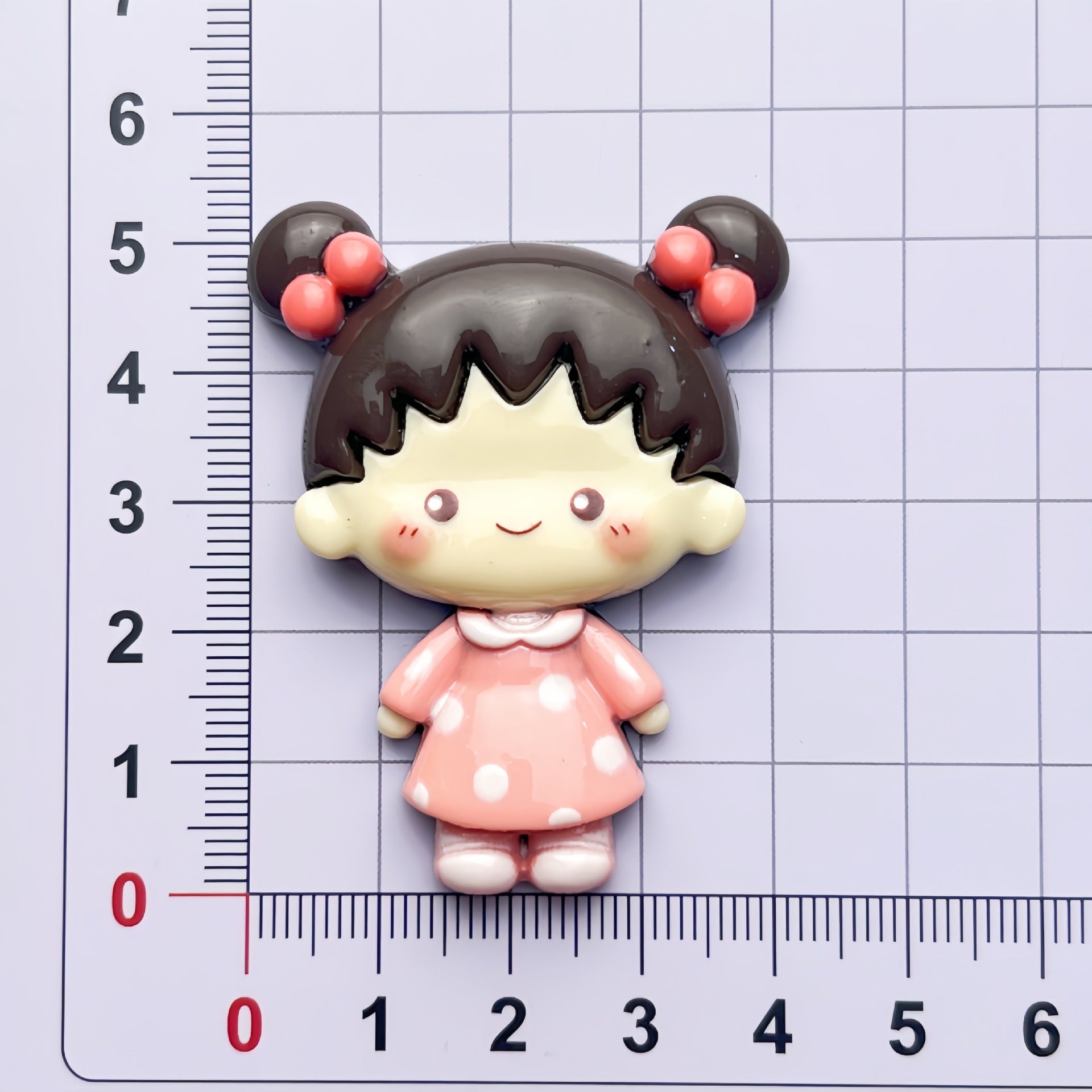 DIY Large Card Resin Girl Charms Accessories – Customizable Phone Case, Hairpin, Fridge Magnet & Keychain Set