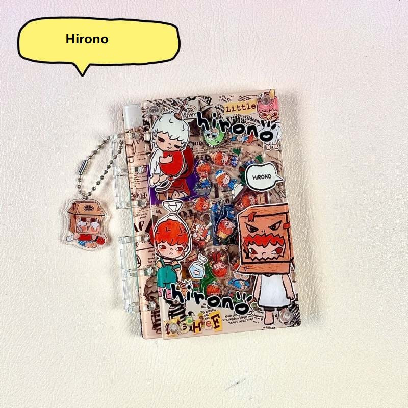 DIY Hirono Acrylic Shaky Notebook - Customizable with Trendy & Anime IP Characters
