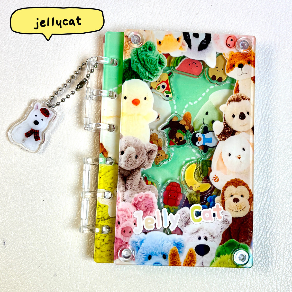 DIY Jellycat Acrylic Shaky Notebook - Customizable with Trendy & Anime IP Characters