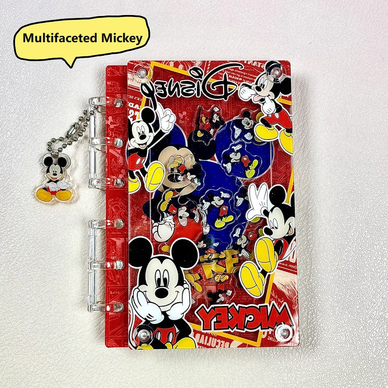 DIY Multifaceted Mickey Acrylic Shaky Notebook - Customizable with Trendy & Anime IP Characters
